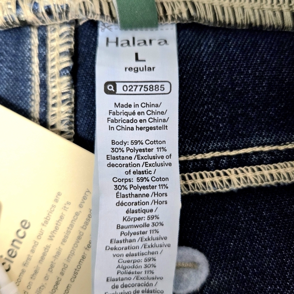 Halara Wide Leg Jeans. Size Large - Picture 14 of 16